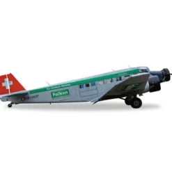 Airplane Model*Herpa Wings 019347-001 Falken Beer Junker Ju-52 Reg# HB-HOP - Miniature Marvels: Airplane Models & Painted Dice