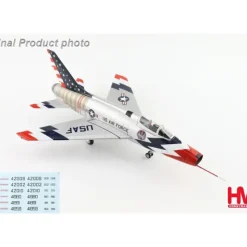 Airplane Model*Hobby Master HA2124 1:72 F-100 Super Sabre Skyblazers USAF - Miniature Marvels: Airplane Models & Painted Dice