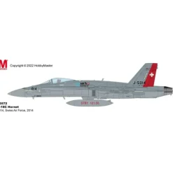 Airplane Model*Hobby Master HA3572 1:72 F/A-18C Hornet J-5014, Swiss Air Force, 2014 - Miniature Marvels: Airplane Models & Painted Dice