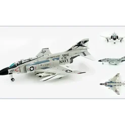 Airplane Model*Hobby Master HA1902 1:72 F-4J Phantom II "Show Time 100" - Miniature Marvels: Airplane Models & Painted Dice