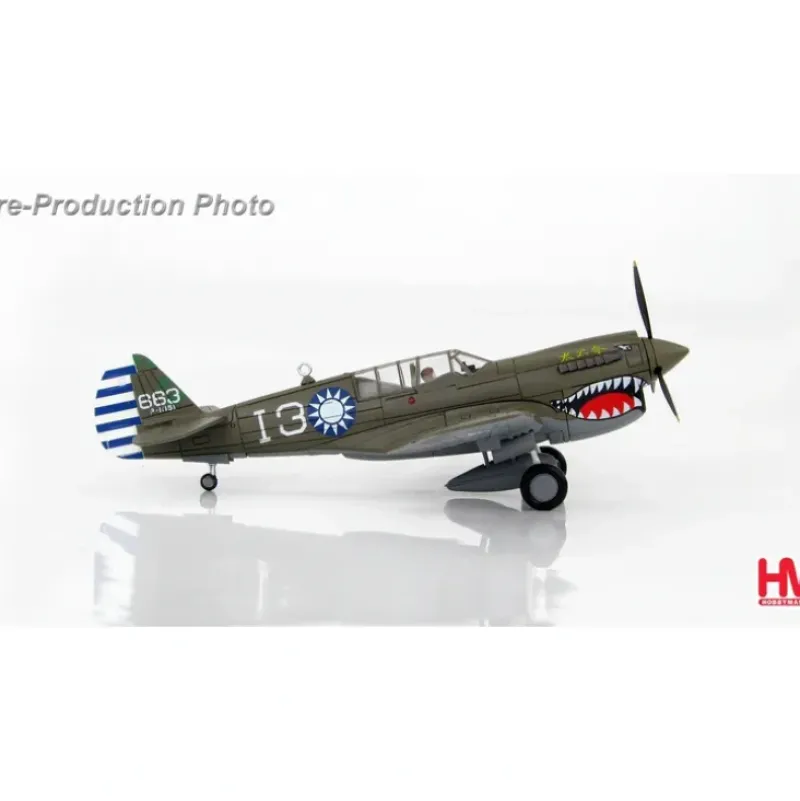 Airplane Model*Hobby Master HA5501 1:72 P-40N Wang Kuang Fu, 7th FS/3rd FG, Chinese Air Force, Laohokow, China, January 1945 - Miniature Marvels: Airplane Models & Painted Dice