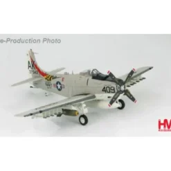 Airplane Model*Hobby Master HA2901 A-1H Skyraider VA-176, USS Intrepid (CVS-11), Oct 1966 Mig Killer - Miniature Marvels: Airplane Models & Painted Dice