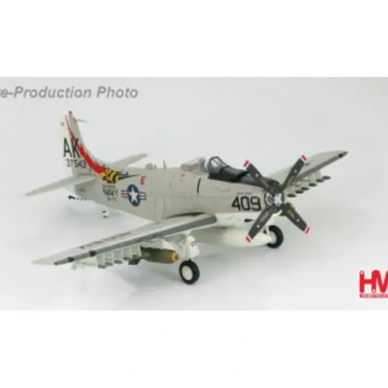 Airplane Model*Hobby Master HA2901 A-1H Skyraider VA-176, USS Intrepid (CVS-11), Oct 1966 Mig Killer - Miniature Marvels: Airplane Models & Painted Dice
