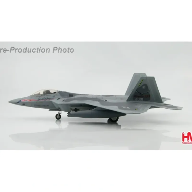 Airplane Model*Hobby Master HA2811 F-22A Raptor BuNo. 91-001, "Spirit of America" - Miniature Marvels: Airplane Models & Painted Dice