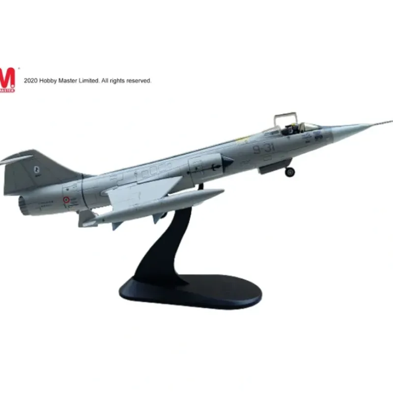 Airplane Model*Hobby Master HA1045 F-104S ASA-M Starfighter MM6934/9-31, 10 Gruppo/9 Stormo Grazzanise AB, October 2004 - Miniature Marvels: Airplane Models & Painted Dice