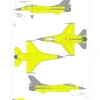 Airplane Model*Hobby Master HA38036B 1:72 F-16V F-16V "Yellow Viper" ROCAF, 2023 (with decals for different airplanes) - Miniature Marvels: Airplane Models & Painted Dice