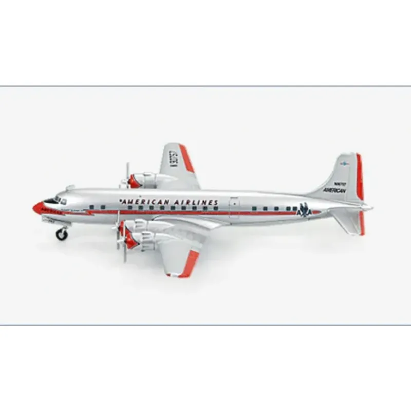 Airplane Model*Hobby Master HL5007 1:200 Douglas DC-6B American Airlines "Flagship Oklahoma City" - Miniature Marvels: Airplane Models & Painted Dice