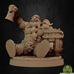 Miniature<Hobur The Party-boy - Miniature Marvels: Airplane Models & Painted Dice