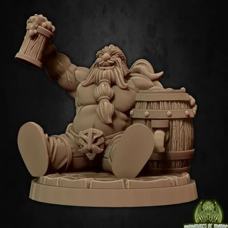 Miniature<Hobur The Party-boy - Miniature Marvels: Airplane Models & Painted Dice