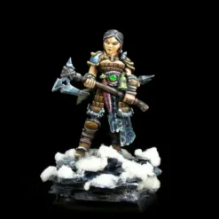 Miniature<Human Barbarian, Hanei: Dark Heaven Legends RPR 04010 - Miniature Marvels: Airplane Models & Painted Dice