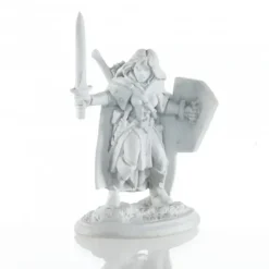 Miniature<Human Fighter, Aeowyn: Dark Heaven Legends RPR 04017 - Miniature Marvels: Airplane Models & Painted Dice
