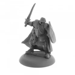 Miniature<Human Fighter Veteran, Baran: Dark Heaven Legends RPR 04060 - Miniature Marvels: Airplane Models & Painted Dice