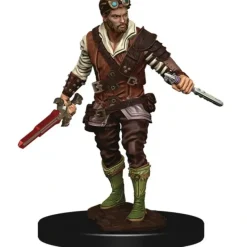 Miniature<Human Rogue Male: Premium Figures - D&D Icons of the Realms WZK 93022 - Miniature Marvels: Airplane Models & Painted Dice