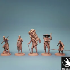Miniature<Igorot Set - Miniature Marvels: Airplane Models & Painted Dice