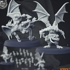 Miniature<Ilnox The Bomber - Miniature Marvels: Airplane Models & Painted Dice