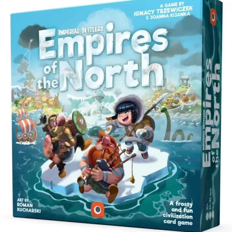 Board Game<Imperial Settlers: Empires of the North PLG 1231 - Miniature Marvels: Airplane Models & Painted Dice