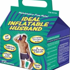 Egpull<Inflatable Husband Bachelorette Party Gag Gift - Male Boyfriend Blow Up Toy Doll - Miniature Marvels: Airplane Models & Painted Dice