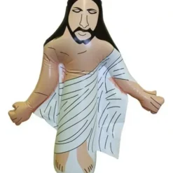 Egpull<INFLATABLE JESUS - Blow-up body of Christ - Funny Gag Joke Portable Gift - Miniature Marvels: Airplane Models & Painted Dice