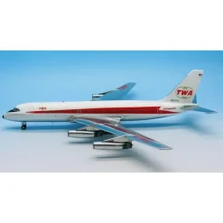 Airplane Model**Inflight IF880001 1:200 TWA Conviar CV-880 - Miniature Marvels: Airplane Models & Painted Dice