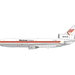 Airplane Model**InFlight IFDC100513P 1:200 Martin Air Holland DC-10-30 PH-MBT - Miniature Marvels: Airplane Models & Painted Dice