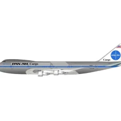 Airplane Model**Inflight IFJET52P 1:200 Pan Am Cargo Boeing 747-100 "Express Clipper" - Miniature Marvels: Airplane Models & Painted Dice