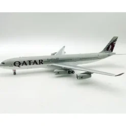 Airplane Model**Inflight IF343QR0322 1:200 Qatar Amiri Flight Airbus A340-300 - Miniature Marvels: Airplane Models & Painted Dice