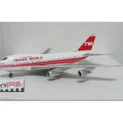 Airplane Model*Inflight IF747SP008 1:200 TWA Boeing 747SP "Twin Stripe" - Miniature Marvels: Airplane Models & Painted Dice