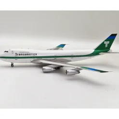Airplane Model*Inflight IF742TV0823 1:200 Transamerica Boeing 747-200 - Miniature Marvels: Airplane Models & Painted Dice