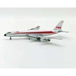 Airplane Model*InFlight200 IF880TW0723P TWA CV880 N824TW Polished - Miniature Marvels: Airplane Models & Painted Dice