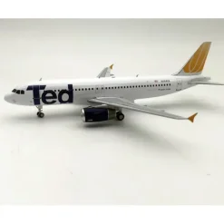 Airplane Model*Inflight IF320UA0823 1:200 Ted/United Airlines Airbus A320-200 - Miniature Marvels: Airplane Models & Painted Dice