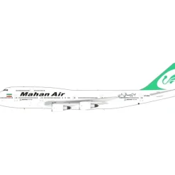 Airplane Model**InFlight IF743W50419 1:200 Mahan Air Boeing 747-300 EP-MNE - Miniature Marvels: Airplane Models & Painted Dice
