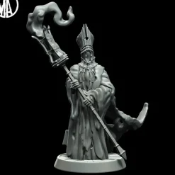 Miniature*Insane Cleric Idle - Miniature Marvels: Airplane Models & Painted Dice