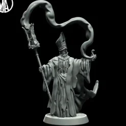 Miniature<Insane Cleric Preparing - Miniature Marvels: Airplane Models & Painted Dice