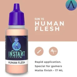 Paint<Instant Colors: Human Flesh S75 SIN-15 - Miniature Marvels: Airplane Models & Painted Dice
