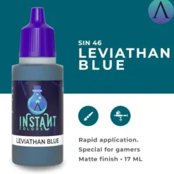 Paint<Instant Colors: Leviathan Blue S75 SIN-46 - Miniature Marvels: Airplane Models & Painted Dice
