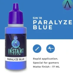 Paint<Instant Colors: Paralyze Blue S75 SIN-18 - Miniature Marvels: Airplane Models & Painted Dice
