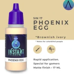 Paint<Instant Colors: Phoenix Egg S75 SIN-17 - Miniature Marvels: Airplane Models & Painted Dice