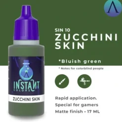 Paint<Instant Colors: Zucchini Skin S75 SIN-10 - Miniature Marvels: Airplane Models & Painted Dice