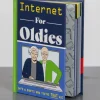 Egpull<Internet for Oldies - Over the Hill Hardcover Book - Funny Senior Gag Joke Gift - Miniature Marvels: Airplane Models & Painted Dice