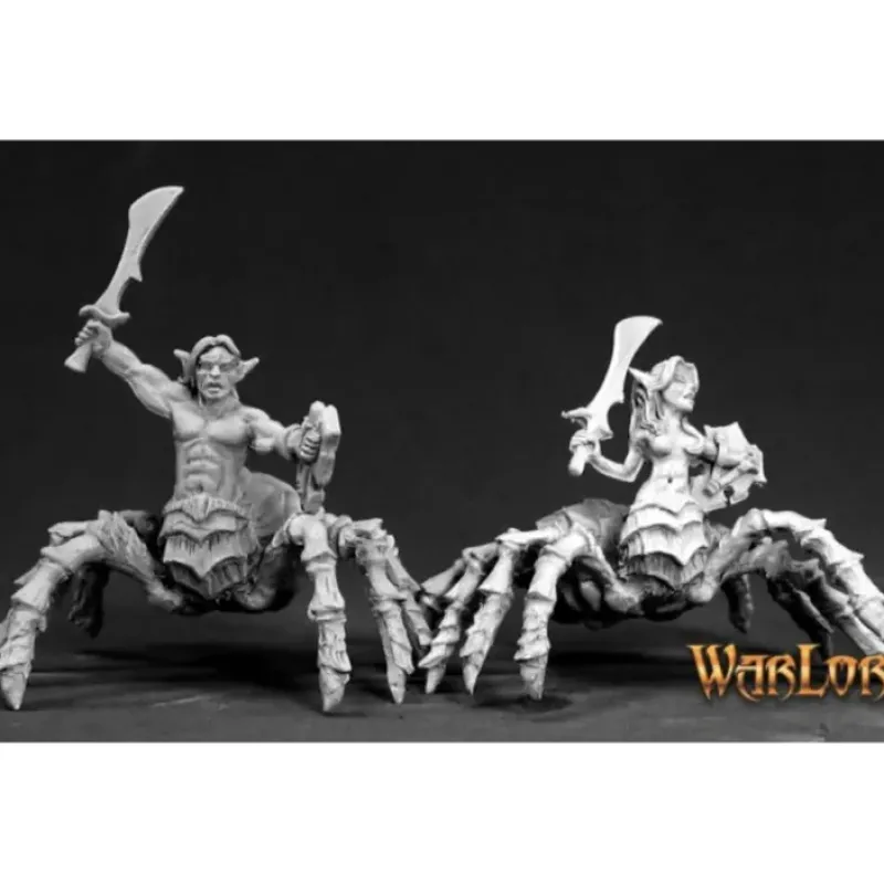 Miniature<Isiri Arachnid Warriors (4): Warlord RPR 06207 - Miniature Marvels: Airplane Models & Painted Dice