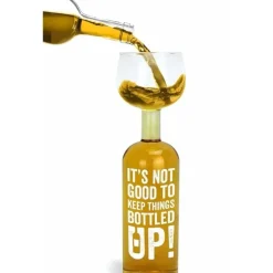 Egpull<It's not good to keep things bottled up! ~ Ultimate Wine Bottle Glass - BigMouth - Miniature Marvels: Airplane Models & Painted Dice