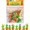 Egpull<Itty Bitty Cactus (Bag of 8) - Tiny Figurines Arts & Crafts - Archie McPhee - Miniature Marvels: Airplane Models & Painted Dice