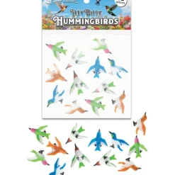 Egpull<Itty Bitty Hummingbirds (Bag of 12) - Garden Bird Figurines - Archie McPhee - Miniature Marvels: Airplane Models & Painted Dice
