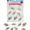 Egpull<Itty Bitty Possums (Bag of 8) - Miniature Animal Figurine Toys - Archie McPhee - Miniature Marvels: Airplane Models & Painted Dice