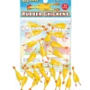 Egpull<ITTY BITTY Rubber Chickens - 12 Piece Tiny Party Toy Decorations ~ Archie McPhee - Miniature Marvels: Airplane Models & Painted Dice