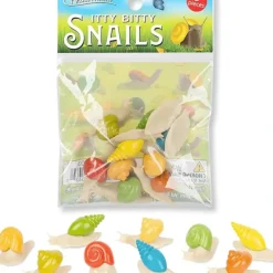 Egpull<Itty Bitty Snails (Bag of 9) - Mini Garden Figurines Art Crafts - Archie McPhee - Miniature Marvels: Airplane Models & Painted Dice