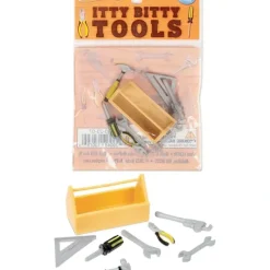 Egpull<Itty Bitty Tools (Bag of 8) - MINI Contractor Toolbox Set - Archie McPhee - Miniature Marvels: Airplane Models & Painted Dice