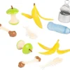 Egpull<Itty Bitty Trash (Bag of 10) Toy Garbage Set Dollhouse Figurines - Archie McPhee - Miniature Marvels: Airplane Models & Painted Dice