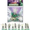 Egpull<Itty Bitty Zombies (Bag of 9) - Mini Gow in Dark Figurines - Archie McPhee - Miniature Marvels: Airplane Models & Painted Dice