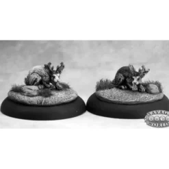Miniature<Jackalopes (2): Savage Worlds RPR 59024 - Miniature Marvels: Airplane Models & Painted Dice